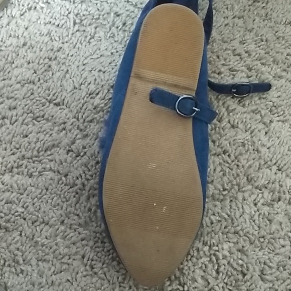 Blue ballet flats - Picture 2 of 2